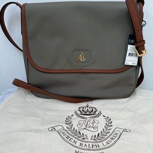 Lauren Ralph Lauren Women’s New Khaki Messenger Bag